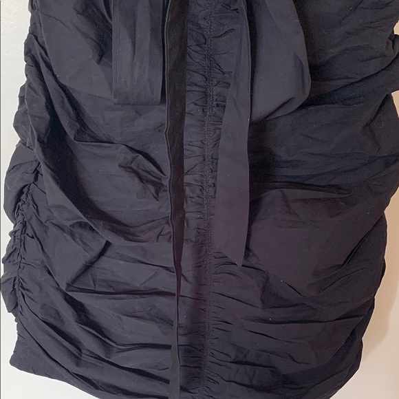 BNWT Drapped Mini Black Dress by ZARA - Picture 2 of 9